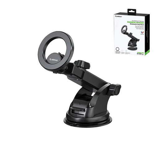 [ACE-EK3009-BK] Esoulk EK3009 Magnetic Car Phone Mount Windshield & Dashboard Holder (Black)