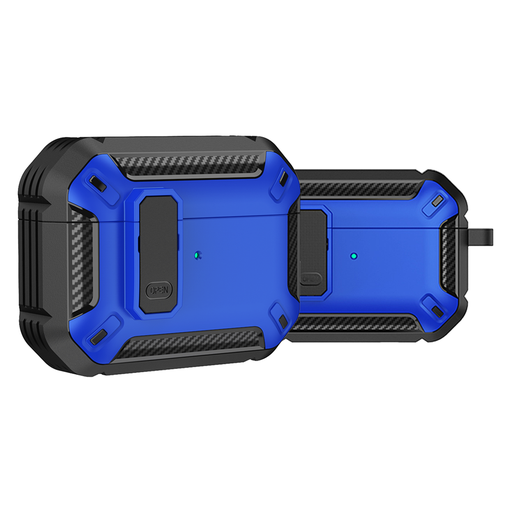 [CS-AP4-RBC-BLBK] Rugged Border Case for AirPods (4th Gen) - Blue Black