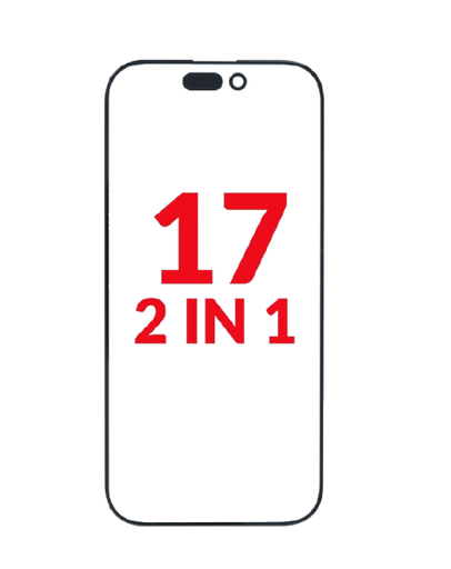 [SP-I17-21OCA-5P] 2 in 1 (Glass + OCA Pre-Installed) For iPhone 17 (OCA Master) (Pack of 5)  (Premium)