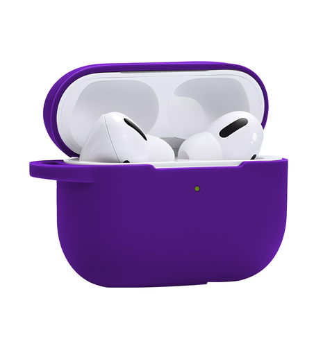 [CS-APP3-PMS-PU] Premium Silicone Case for AirPods Pro (3rd Gen) - Purple