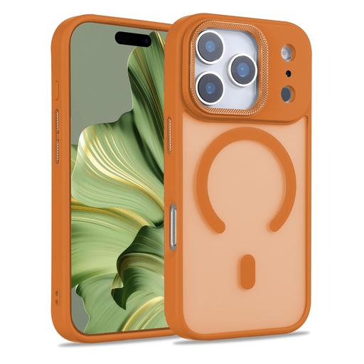 [CS-I17P-MTFC-OR] Matte Focus Case with Magsafe for iPhone 17 Pro - Orange
