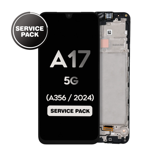 [LCD-A176-WF-SP-BK] OLED Assembly With Frame For Samsung Galaxy A17 5G (2025) (Service Pack) (All Colors)