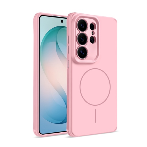 [CS-S26P-ESM-PN] Elegant Silicone Case with Magsafe for Galaxy S26 Plus - Pink