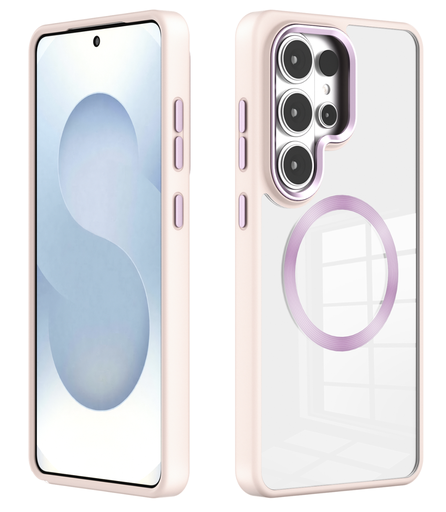 [CS-S26P-MWC-PN] Metal Wireless Charging Case for Galaxy S26 Plus - Pink