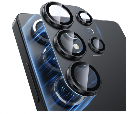 [TG-S26U-BCGM-BK] Back Camera Metal Tempered Glass for Samsung Galaxy S26 Ultra - (Black)