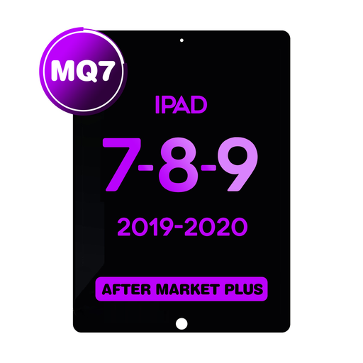 [DGT-IP9-H-BK] Digitizer for iPad 7 / iPad 8 / iPad 9  (With Home Button) (MQ7 / Aftermarket Plus) - Black 