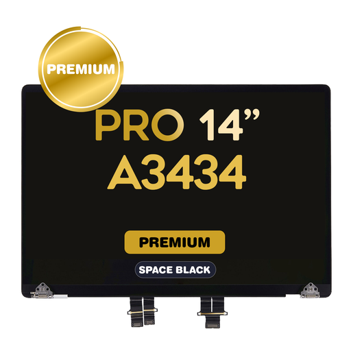 [LCD-MB-A3434-GLS-BK] Complete LCD Display Assembly (Glossy) For MacBook Pro 14" A3434 (2025) (Premium) (Space Black)