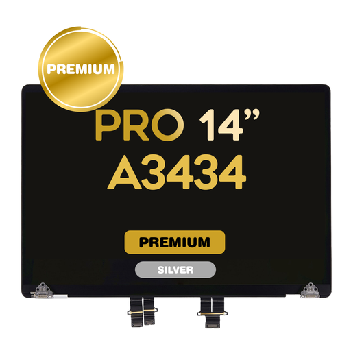 [LCD-MB-A3434-GLS-SLV] Complete LCD Display Assembly (Glossy) For MacBook Pro 14" A3434 (2025) (Premium) (Silver)