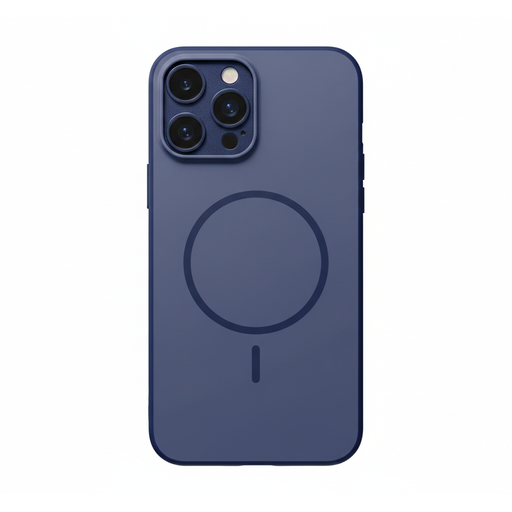 [CS-I13PM-SCM-DBL] Silken Guard Case with Magsafe for iPhone 13 Pro Max - Dark Blue
