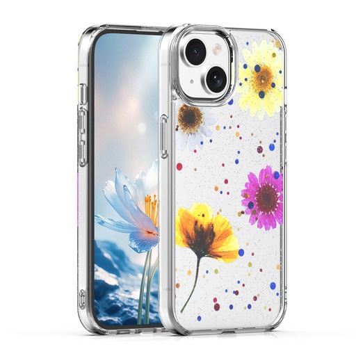 [CS-I15-EBC-CDS] Eternal Bloom Case for iPhone 15 - Colorful Daisy