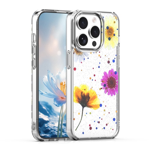 [CS-I15P-EBC-CDS] Eternal Bloom Case for iPhone 15 Pro - Colorful Daisy