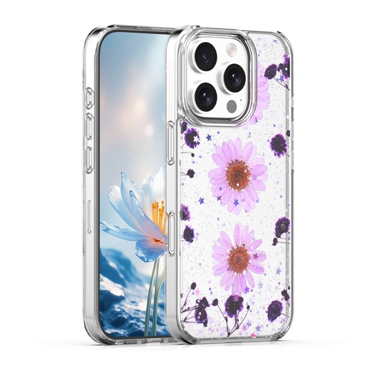 [CS-I16PM-EBC-PNDS] Eternal Bloom Case for iPhone 16 Pro Max - Pink Daisy