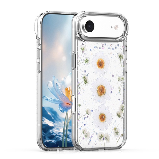 [CS-I17A-EBC-WHDS] Eternal Bloom Case for iPhone Air - White Daisy