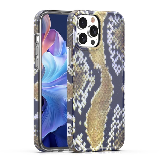 [CS-I13P-EAPC-SNK] Exotic Animal Print Case for iPhone 13 Pro - Snake