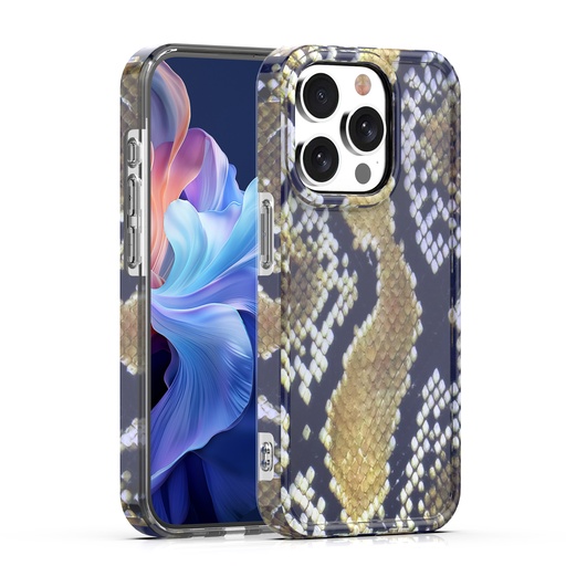 [CS-I15PM-EAPC-SNK] Exotic Animal Print Case for iPhone 15 Pro Max - Snake