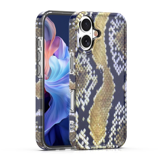 [CS-I16-EAPC-SNK] Exotic Animal Print Case for iPhone 16 - Snake
