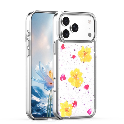 [CS-I17P-EBC-DDS] Eternal Bloom Case for iPhone 17 Pro - Diagonal Daisy