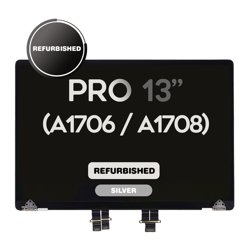 [LCD-MB-A1706-SI-OEM] Complete LCD Assembly set for Macbook Pro 13"  (A1706 / A1708) - Aftermarket Pro (Silver)
