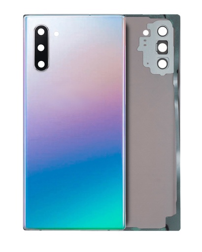 [SP-N10-BCVGWCL-NO-GL] Back Cover Glass With Camera Lens For Samsung Galaxy Note 10 (No Logo) (Aura Glow)
