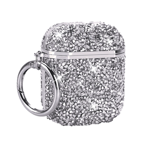 [CS-AP4-BLC-SI] Blinged Case for AirPods (4th Gen) - Silver