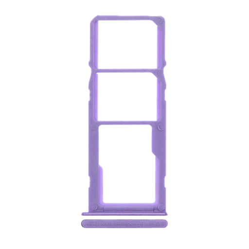 [SP-A215-DSCT-PU] Dual Sim Card Tray For Samsung Galaxy A21 (A215 / 2020) (Purple) (Premium)