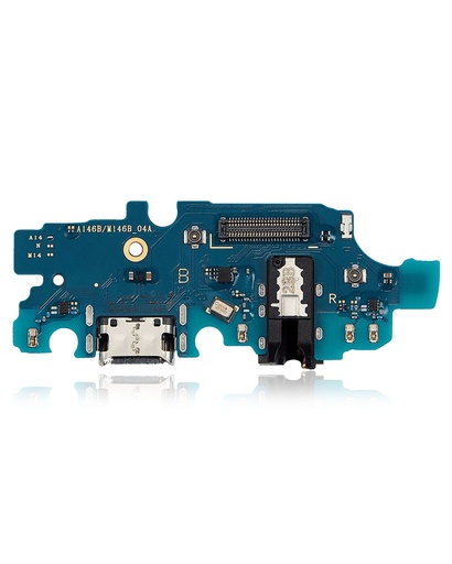 [SP-A146F-CPBWHJ-INT] Charging Port Board With Headphone Jack For Samsung Galaxy A14 5G (A146B/F / 2023) (International Version) (Premium)