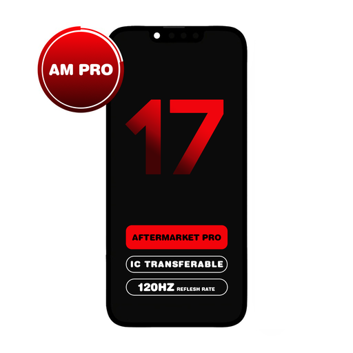 [LCD-I17-SOL-120] OLED Assembly for iPhone 17 (Aftermarket Pro - Soft OLED / 120Hz) (IC Transferable)