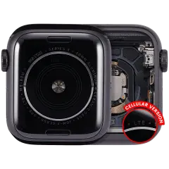 [SP-IW-SR5-40MM-HSA-UOEMA-GPS-BK] Housing Assembly For iWatch Series 4 (40mm) (Used OEM Pull: Grade A) (GPS Version) (Aluminum / Space Black)