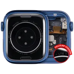 [SP-IW-SR7-41MM-HSA-UOEMA-CELL-BL] Housing Assembly For iWatch Series 7 (41mm) (Used OEM Pull: Grade A) (Cellular Version) (Aluminum / Blue)