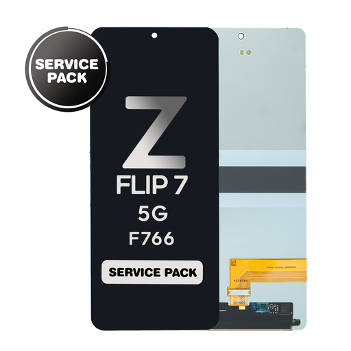 [LCD-ZFL7-SP-BK] OLED Assembly (Inner) for Samsung Galaxy Z Flip 7 5G (F766) Without Frame - (Service Pack)