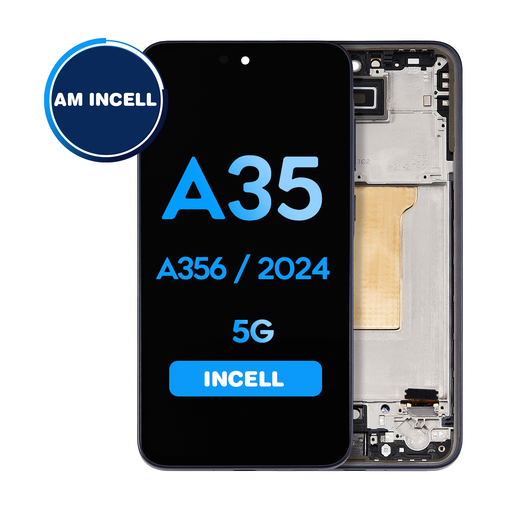 [LCD-A356-WF-STD-NBL] LCD Assembly With Frame For Samsung Galaxy A35 5G (A356 / 2024) - Navy (Aftermarket / Incell)