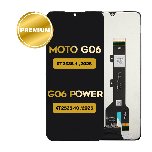 [LCD-XT2535-1-BK] OLED Assembly Without Frame For Motorola Moto G06 (XT2535-1 /2025) / G06 Power (XT2535-10 /2025) (Premium) (All Colors)