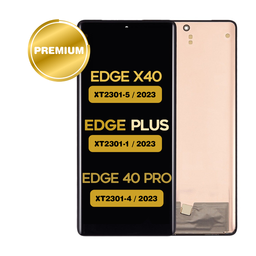 [LCD-XT2301-5-BK] OLED Assembly without Frame Motorola Edge X40 5G (XT2301-5 / 2023) / Edge Plus (XT2301-1 / 2023) / Edge 40 Pro (XT2301-4 / 2023) (Premium)