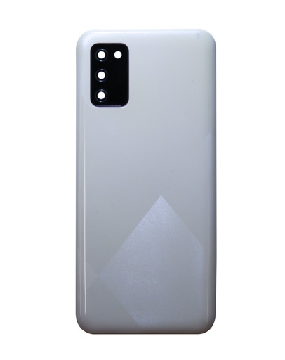 [SP-A025-BCVGWCLA-NO-WH] Back Cover Glass With Camera Lens And Adhesive For Samsung Galaxy A02S (A025 / 2020) (No Logo) (White)