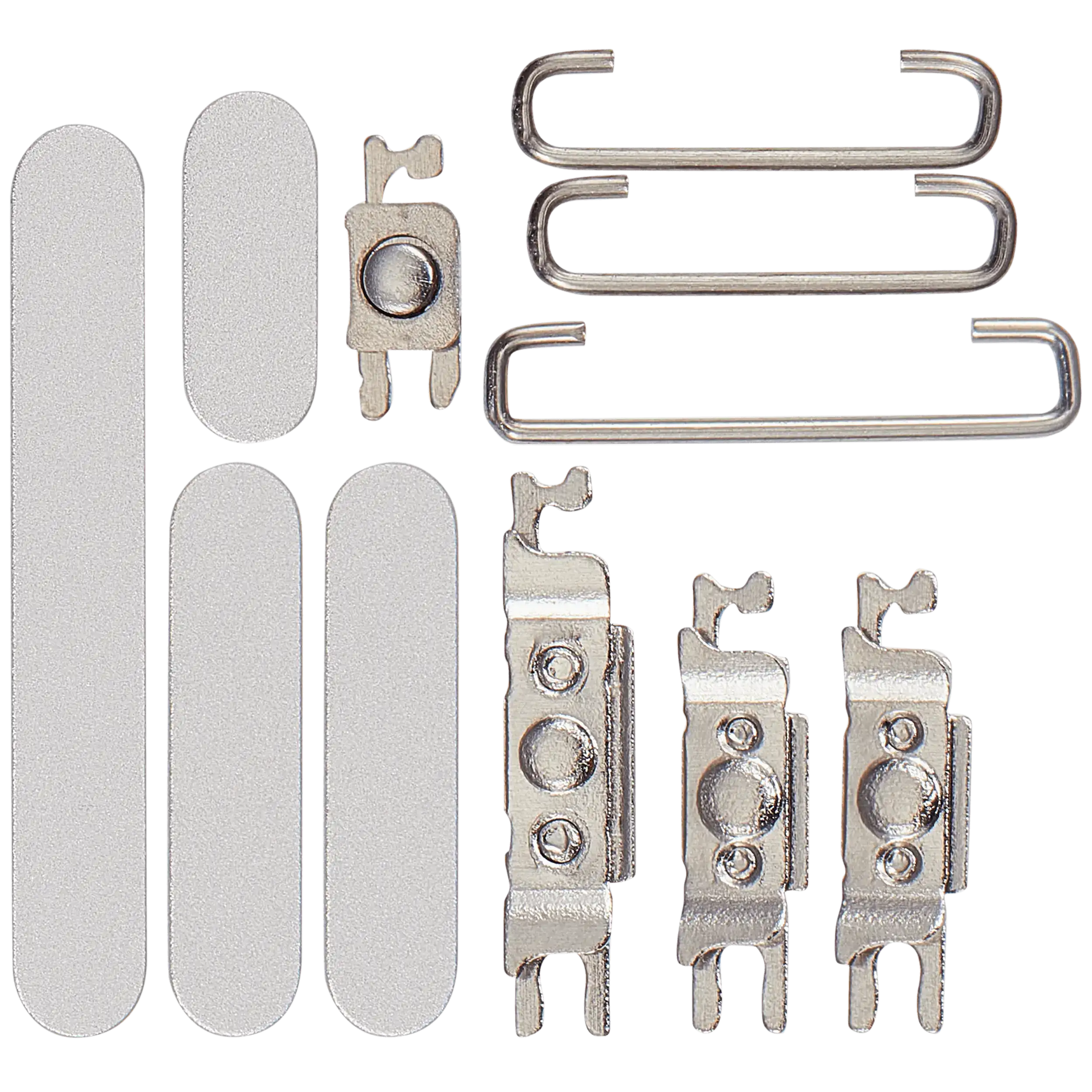 [SP-I17PM-HBPVS-SLV] Hard Buttons (Power / Volume / Switch) For iPhone 17 Pro / 17 Pro Max (Silver) (Premium)