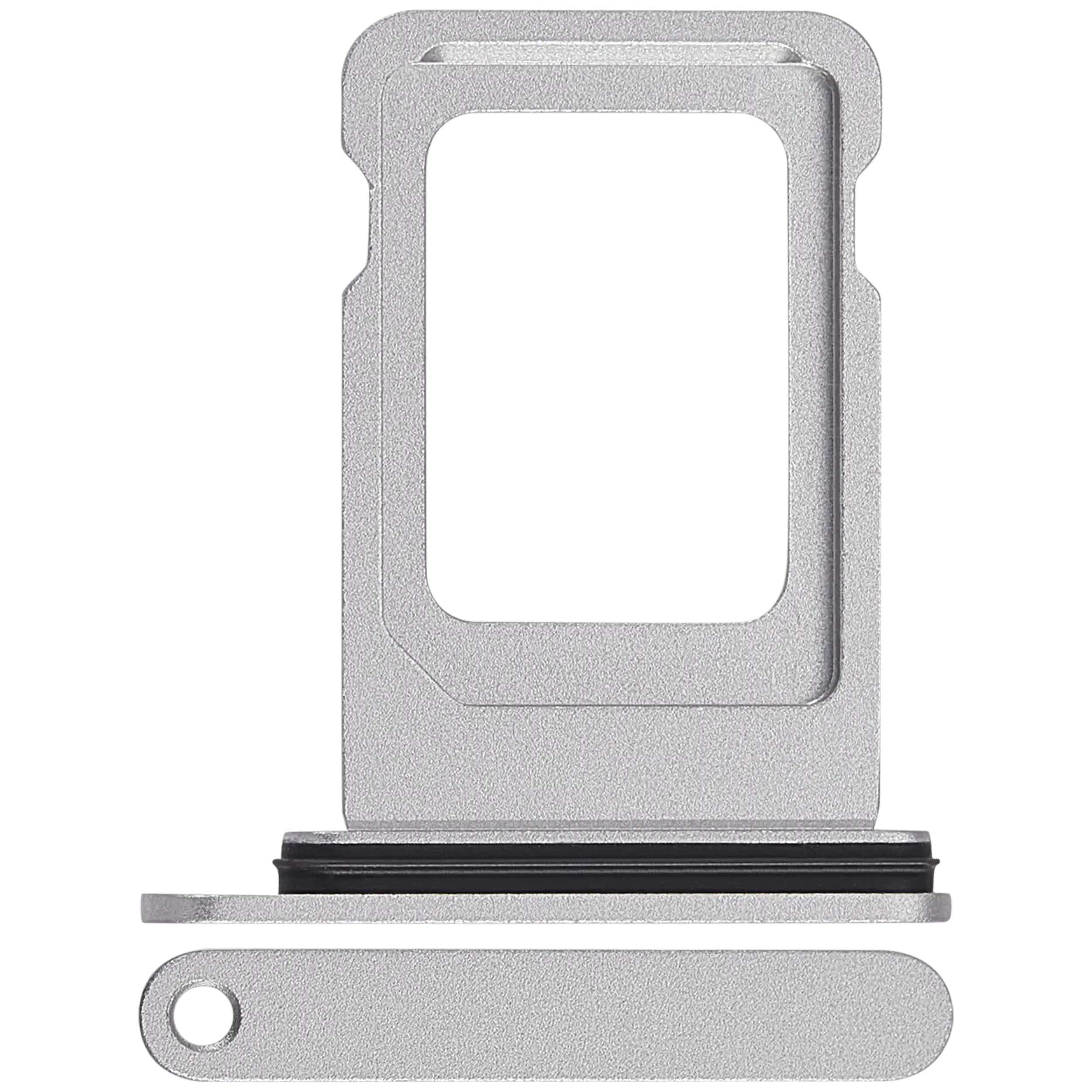 [SP-I17PM-SSCT-SLV] Single Sim Card Tray For iPhone 17 Pro / 17 Pro Max (Silver) (Premium)