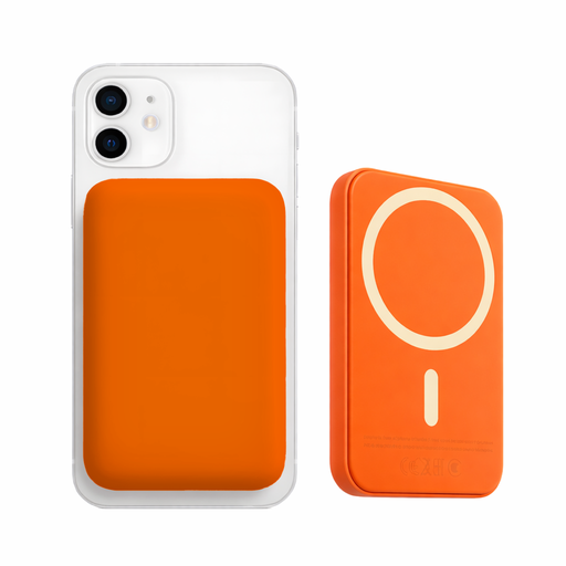 [ACE-PBMGST-5000-OR-PB-WB] MagSafe Magnetic 5000 mAh Power Bank 15W Wireless / 20W PD Charger (Orange) 