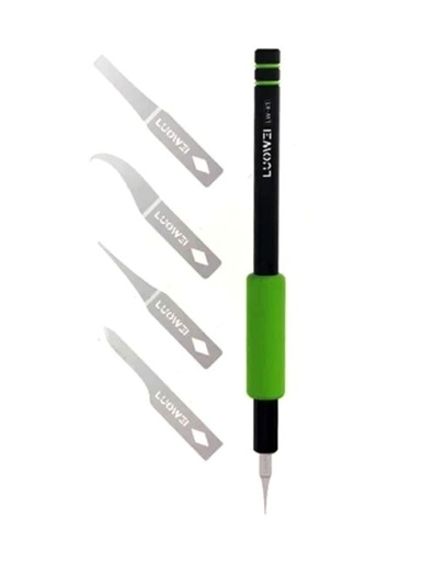 [TL-BLD-ART-4S] LuoWei PPCB Adhesive Remover Tool with 4 Blades Set