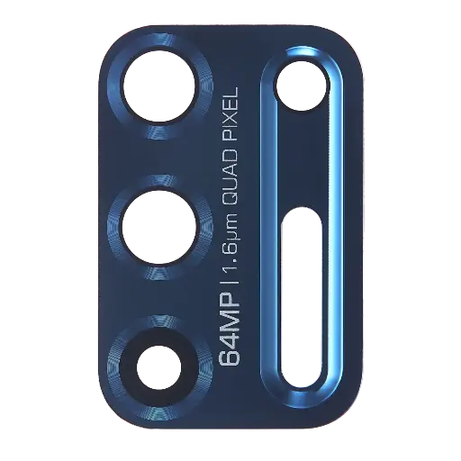 [SP-XT2087-BCL-10P-BL] Back Camera Lens For Motorola Moto G9 Plus (XT2087 / 2020) (10 Pack) (Indigo Blue) (Premium)