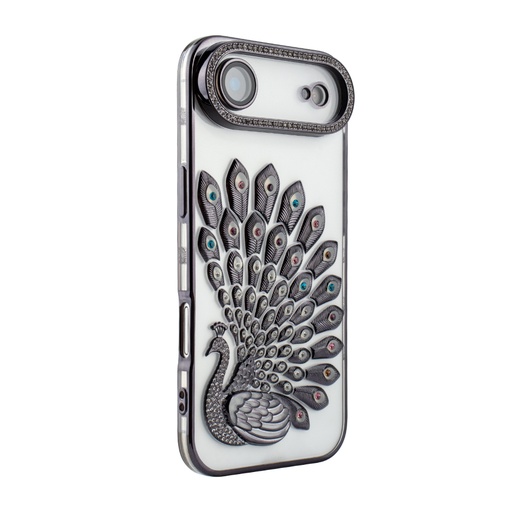 [CS-I17A-CPC-BK] Crystal Plume Case for iPhone Air - Black