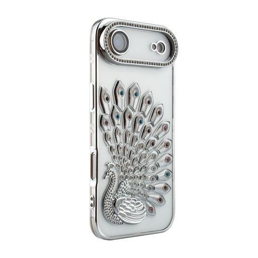 [CS-I17A-CPC-SL] Crystal Plume Case for iPhone Air - Silver