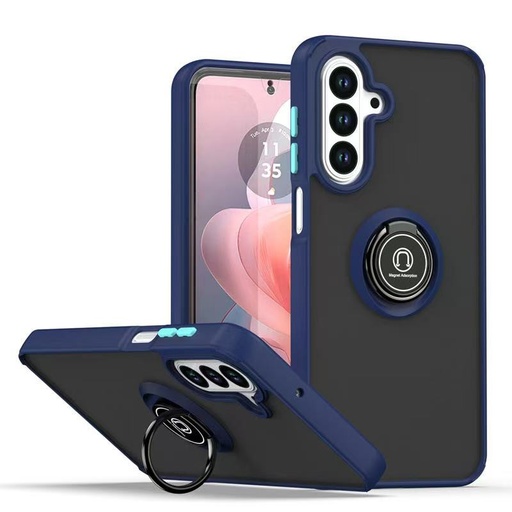 [CS-A57-MTR-NBL] Matte Ring Case for Galaxy A57 - Navy Blue