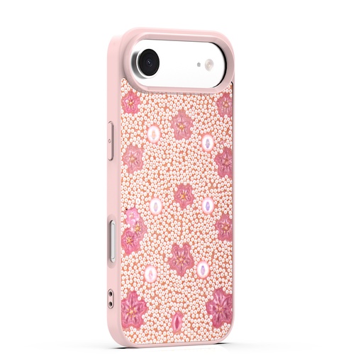 [CS-I17A-BBC-PN] BeadBlossom Case for  iPhone Air - Pink