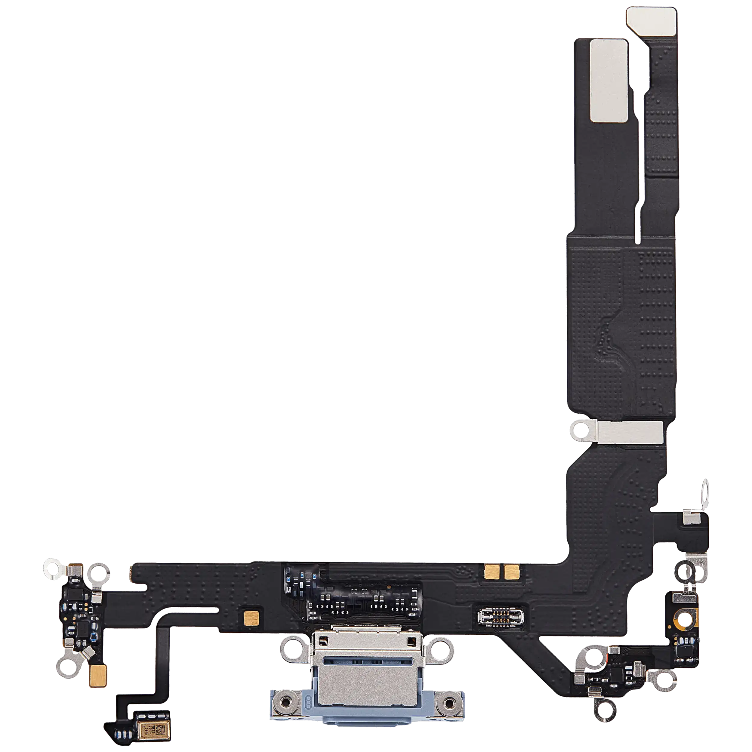 [SP-I17-CPFC-BL] Charging Port Flex Cable For iPhone 17 (Premium) (Mist Blue)