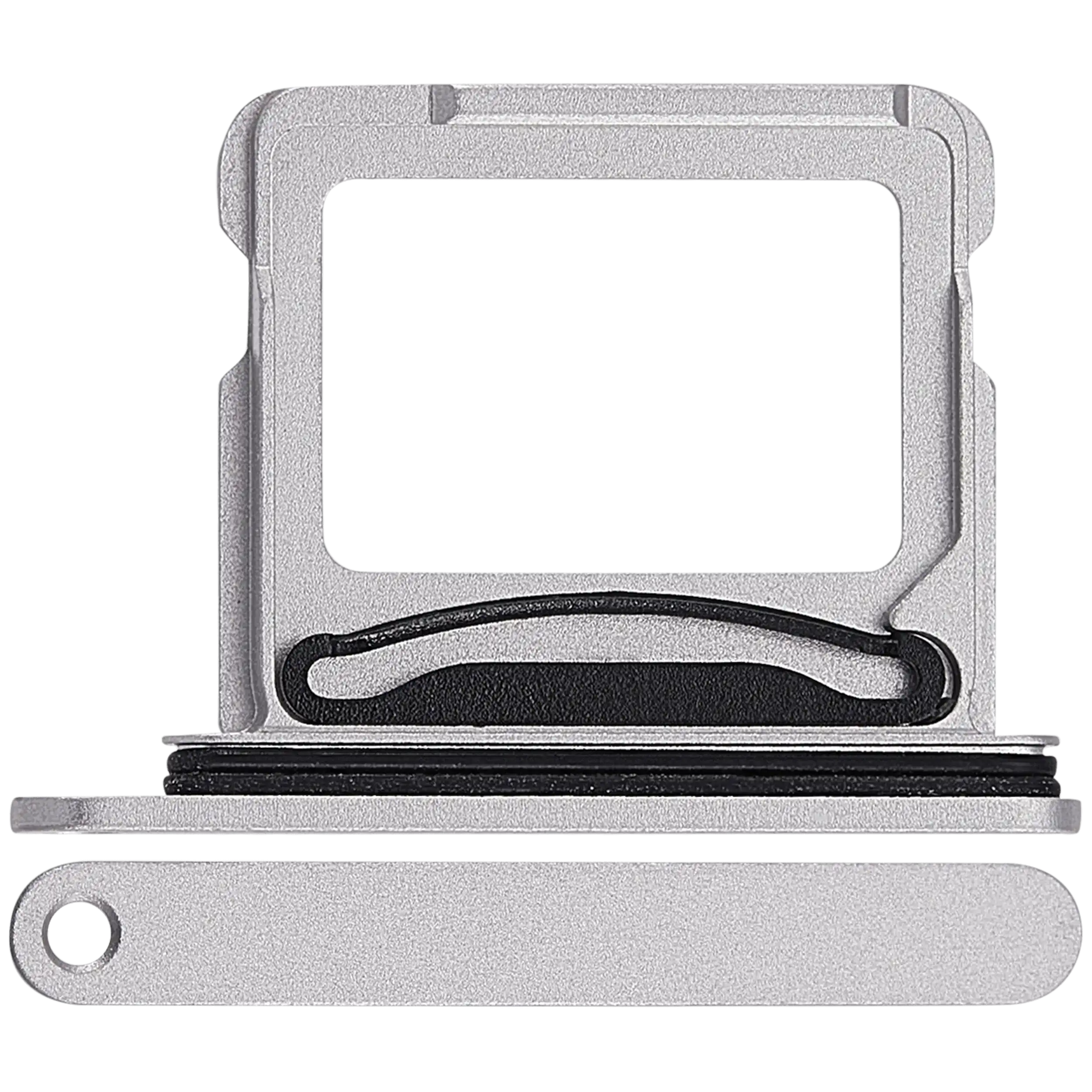 [SP-I17-DSCT-WH] Dual Sim Card Tray For iPhone 17 (White) (Premium)