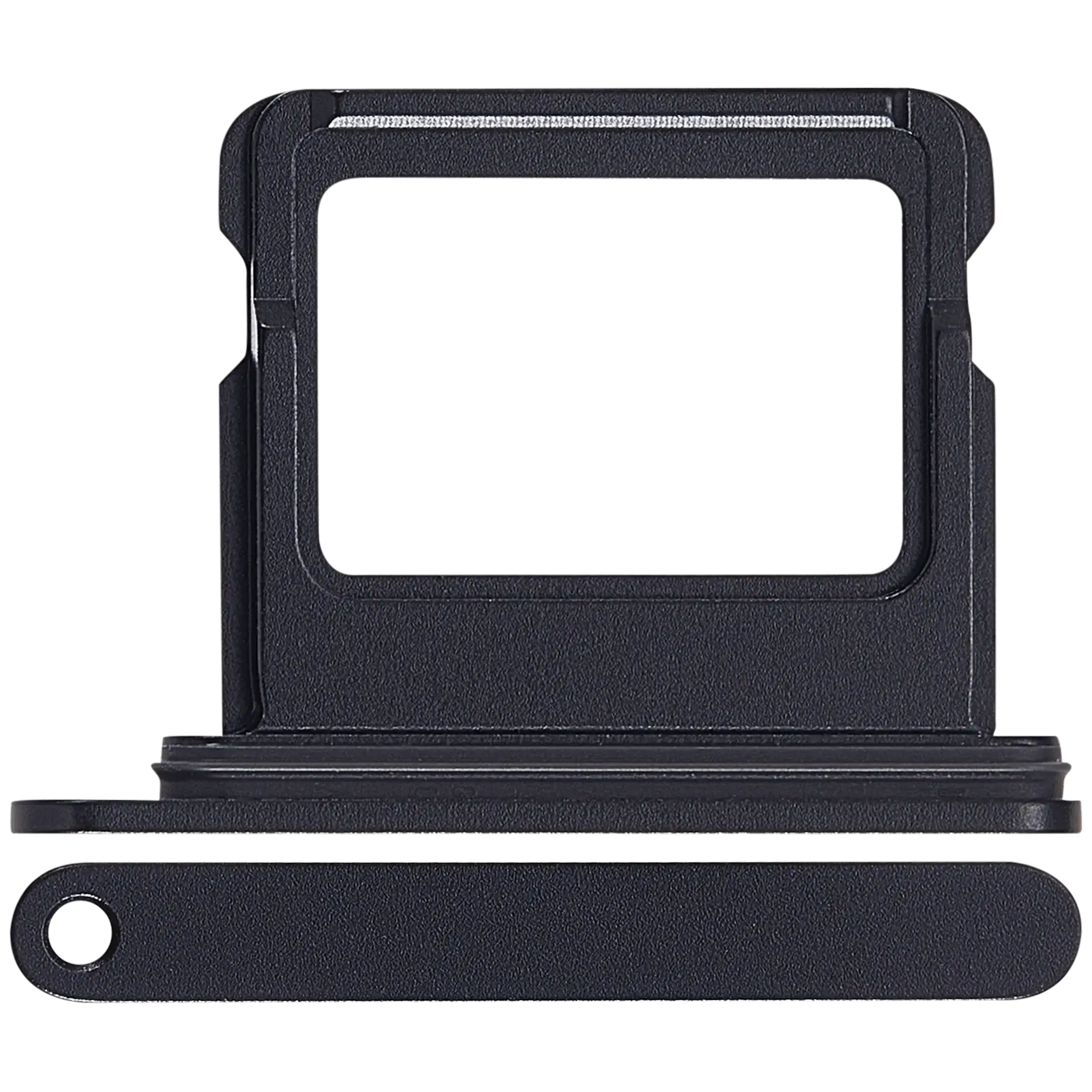 [SP-I17-SSCT-BK] Single Sim Card Tray For iPhone 17 (Black) (Premium)
