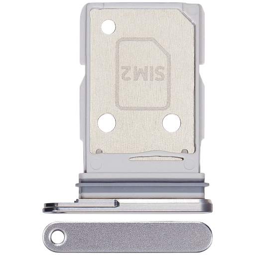 [SP-S26U-DSCT-SLV] Dual Sim Card Tray For Samsung Galaxy S26 Ultra (S948) (Silver Shadow) (Premium)