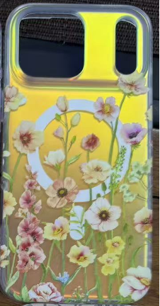[CS-I16PM-FSC-WM] Flora Shine Case with MagSafe for iPhone 16 Pro Max - Wild Meadow
