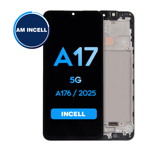 [LCD-A176-WF-STD-BK] LCD Assembly For Samsung Galaxy A17 5G (A176 / 2025) with Frame (6.59") All Colors (Aftermarket - Incell ) (US Version)