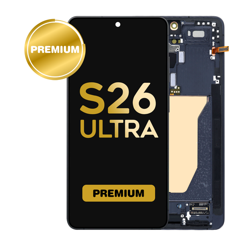 [LCD-S26U-WF-BK] OLED Assembly for Samsung Galaxy S26 Ultra (S948) with Frame - Black (Premium)